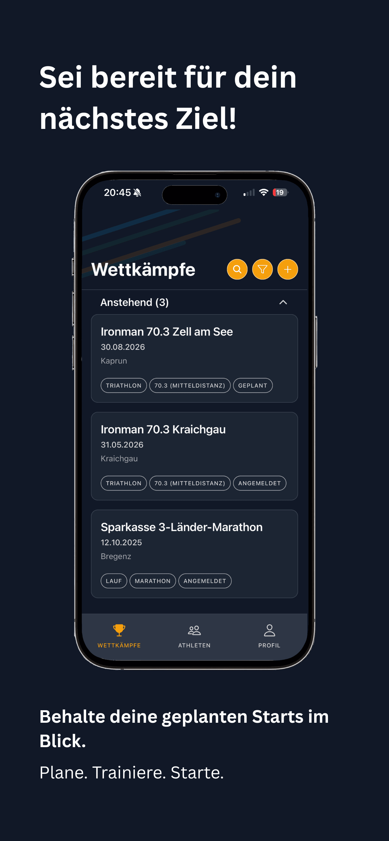 Nächste Wettkämpfe